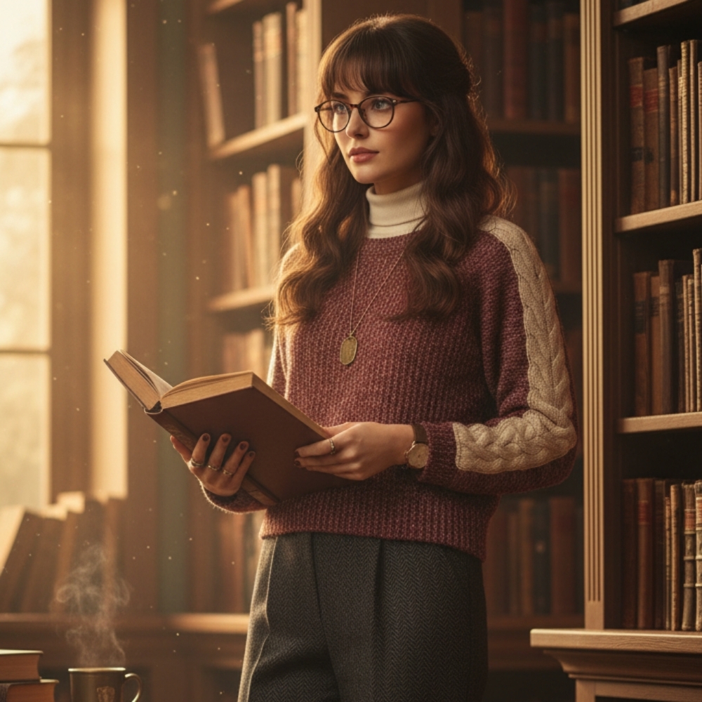 Maroon Knit Sweater - Picture 8 of 8